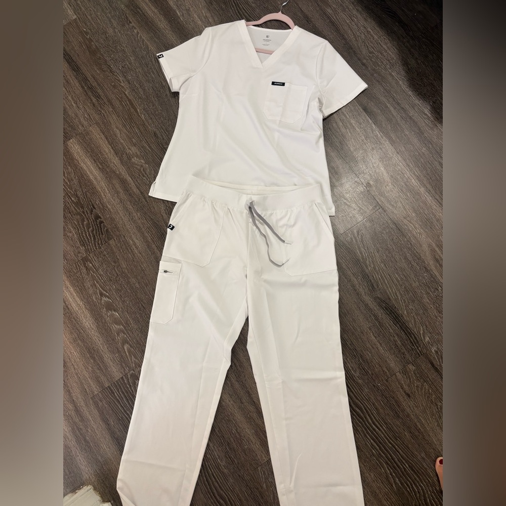 Women's White V-Neck Top